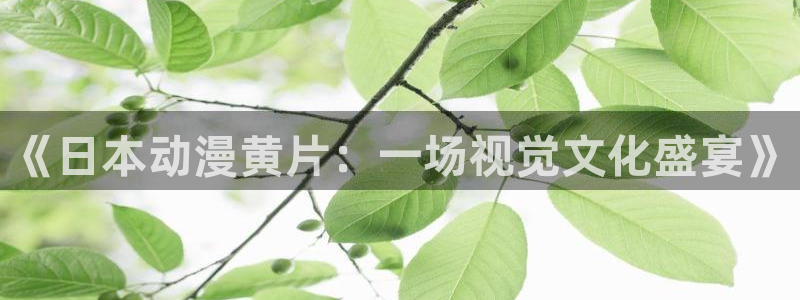 lovestage漫画免费阅读：《日本动漫黄片：一场视觉文化盛宴》